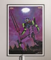 Eva Unit 01 & Spear of Longinus  - Neon Genesis Evangelion Poster