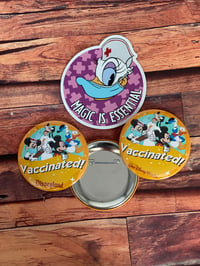 Image 2 of Vaccinated! Parks pinback button