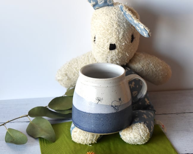 Large Mug - sprinter bunny
