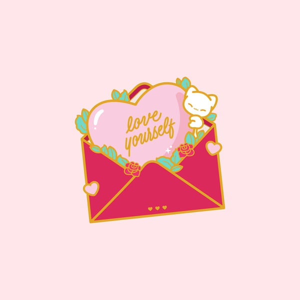 Image of Love Yourself enamel Pin- Limited Edition - PRE-ORDER