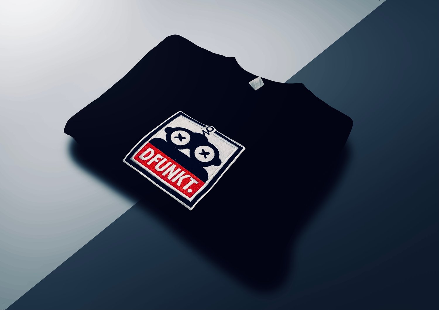 Image of DFUNKT Boxed Logo Sweatshirt (Black)