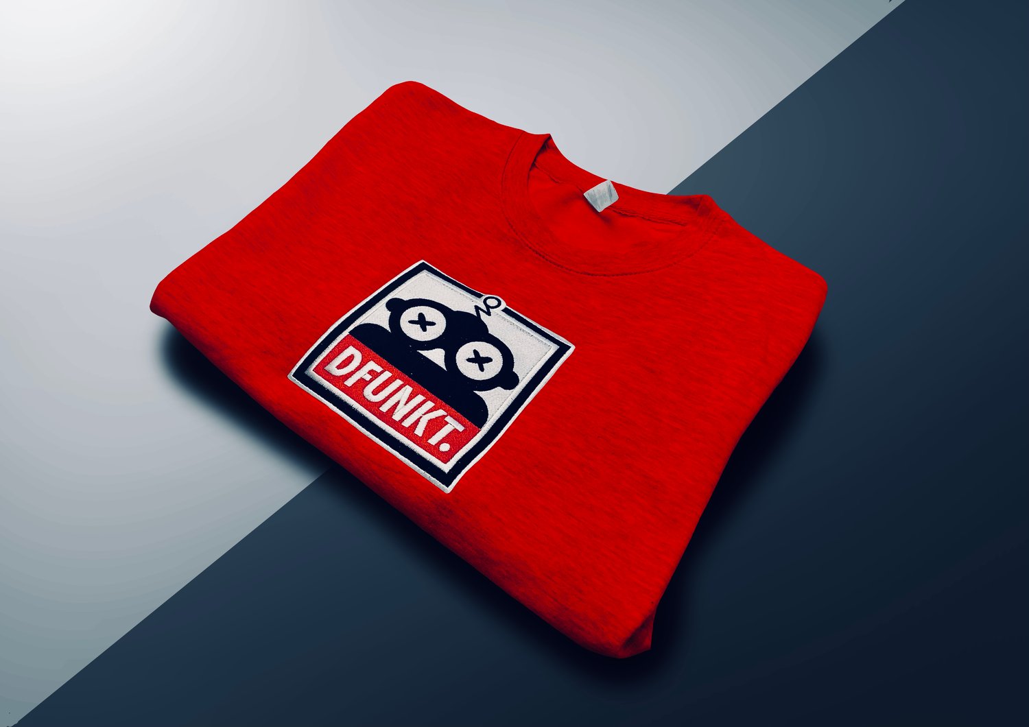 Image of DFUNKT Boxed Logo Sweatshirt (Red)
