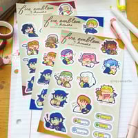 Image 1 of Fire Emblem Three Houses: Kiss-Cut Planner Sticker Sheets