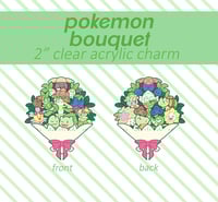Image 2 of Pokemon: Grass Types 2" Double-sided Acrylic Charm
