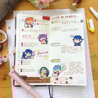 Image 2 of Fire Emblem Three Houses: Kiss-Cut Planner Sticker Sheets