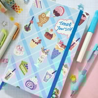 Image 3 of Original Design Hardbound Dot Grid Sketchbook Bullet Journal
