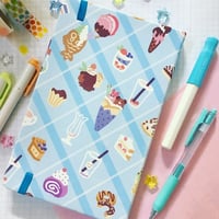 Image 4 of Original Design Hardbound Dot Grid Sketchbook Bullet Journal