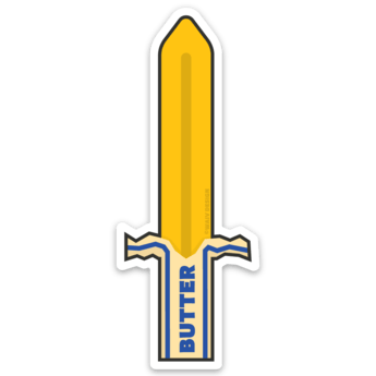 Image of Butter Sword sticker