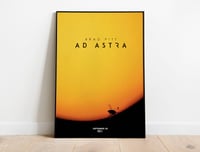 Image 1 of Ad Astra Movie Trailer Poster 2019