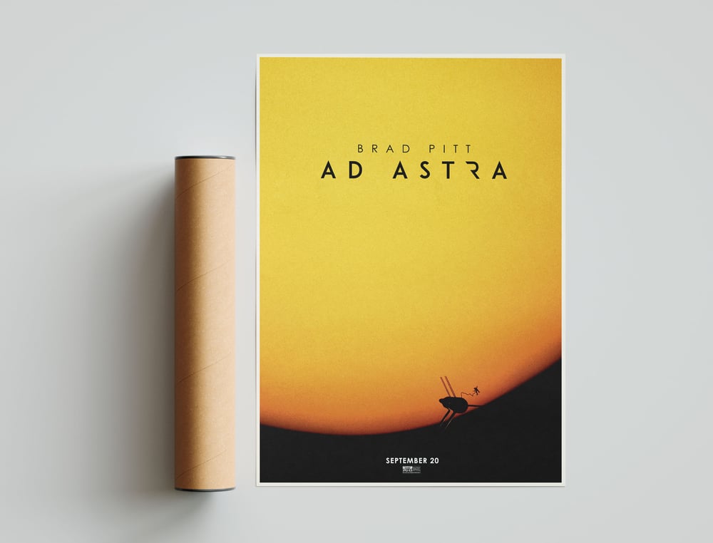 Ad Astra Movie Trailer Poster 2019