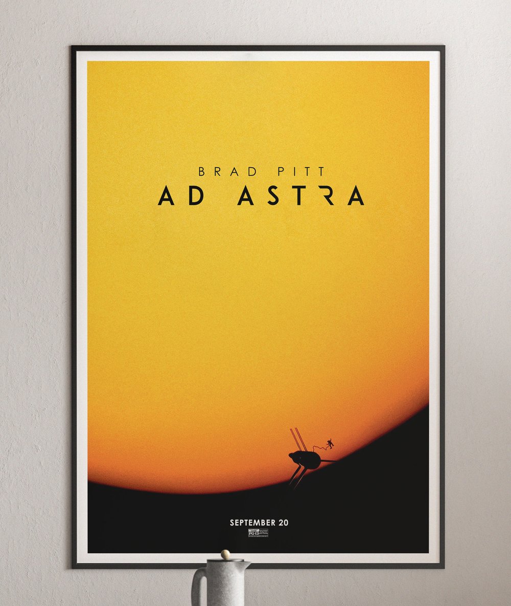 Ad Astra Movie Trailer Poster 2019