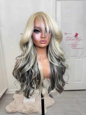 Image of Edgy blonde luxury (ready to ship)