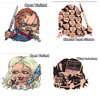 Valentines day Chucky and Tiffany killer set-Error1984 X Tok Exclusive!