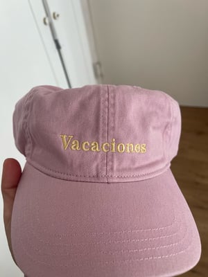 Gorra Vacaciones rosa