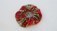 Red Chain Silk Bonnet