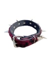 Faux red leopard Choker 