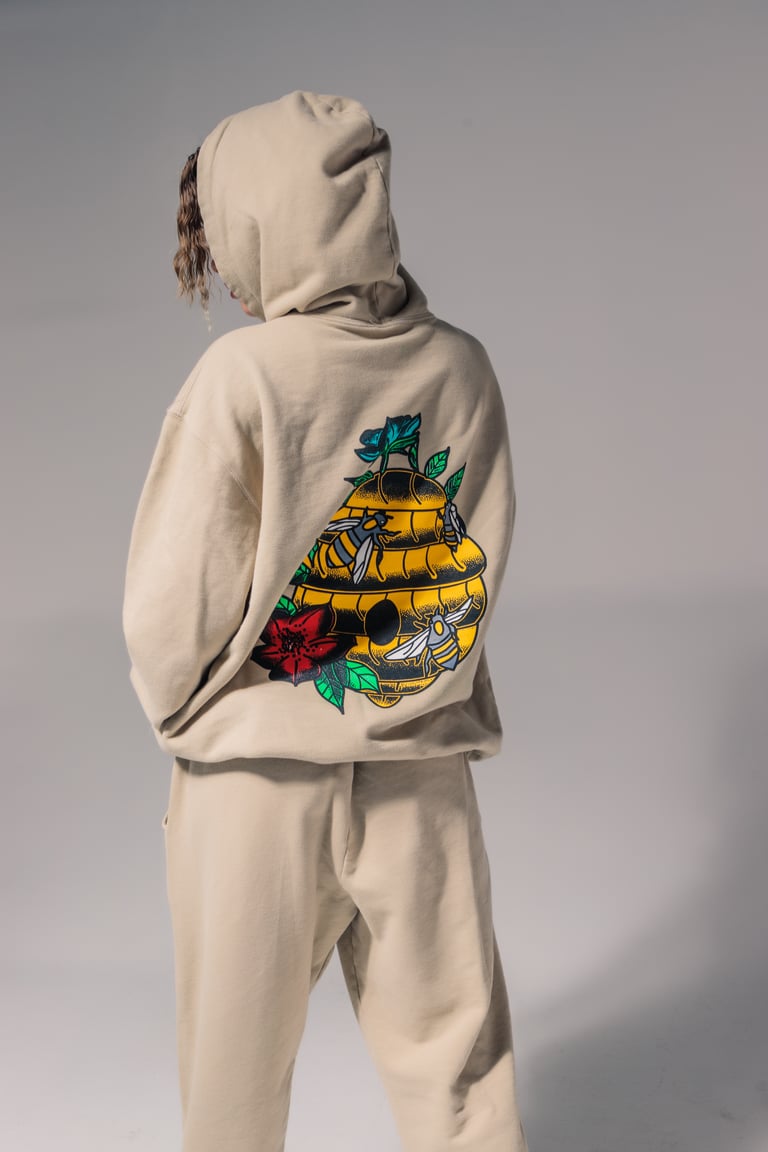 BEEHIVE NUDE SWEATSUIT Image 5