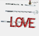 3 Piece “Love” Bling Pins