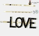 3 Piece “Love” Bling Pins