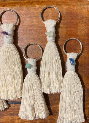 Image of Crystal Tassel Keyring