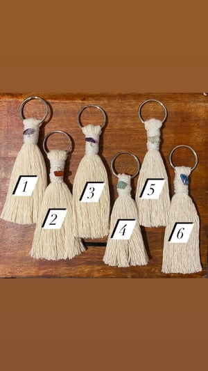 Image of Crystal Tassel Keyring