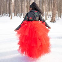 Image 3 of Slaying Diva Tulle Skirt - Red 