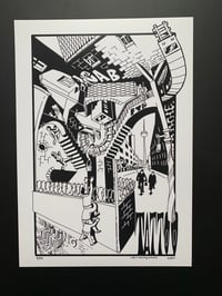 City Labyrinth Print