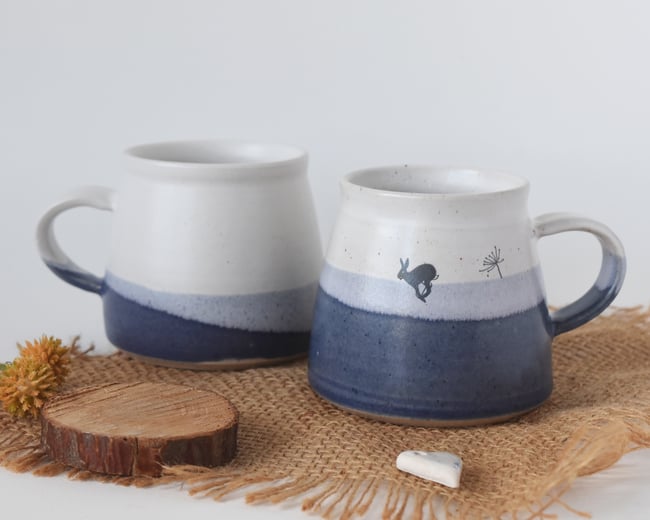 Large Mug - sprinter bunny