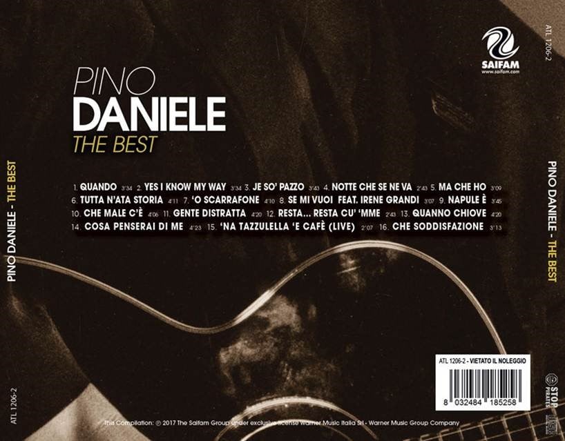 ATL1206-2 // PINO DANIELE - THE BEST (CD COMPILATION)