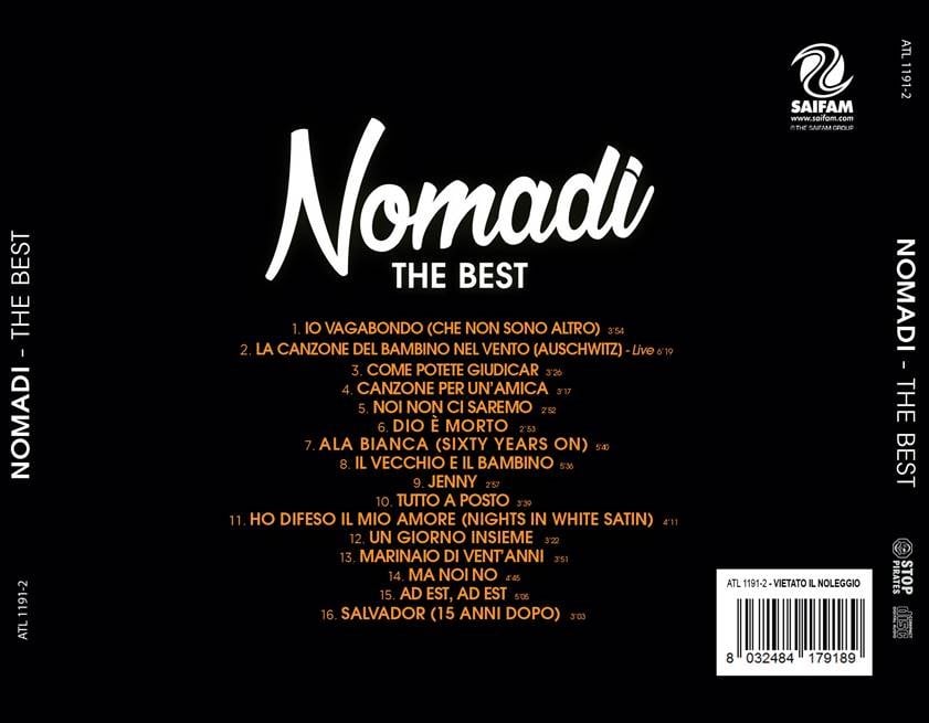 ATL1191-2 // NOMADI - THE BEST (CD COMPILATION)