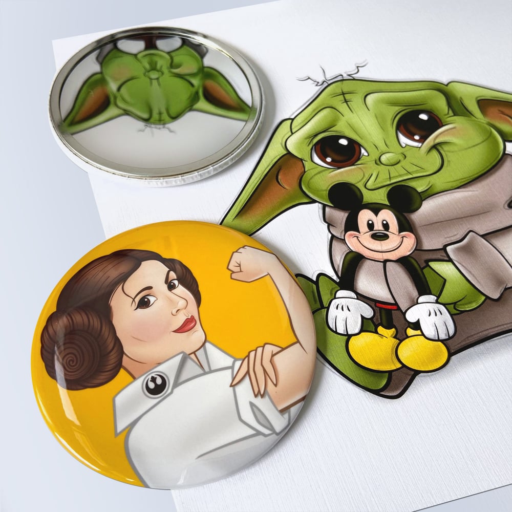 Image of 3" Star Wars Inspired Magnet OR Pin