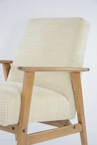 Image 3 of Fauteuil FOX velours côtelé