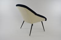 Image 2 of Fauteuil coquille bicolore bleue