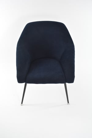 Image of Fauteuil coquille bicolore bleue