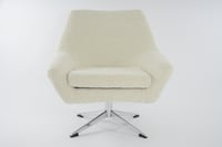 Image 3 of Fauteuil coquille pivotante bouclette 