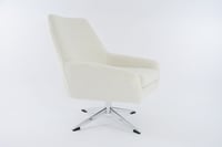 Image 1 of Fauteuil coquille pivotante bouclette 