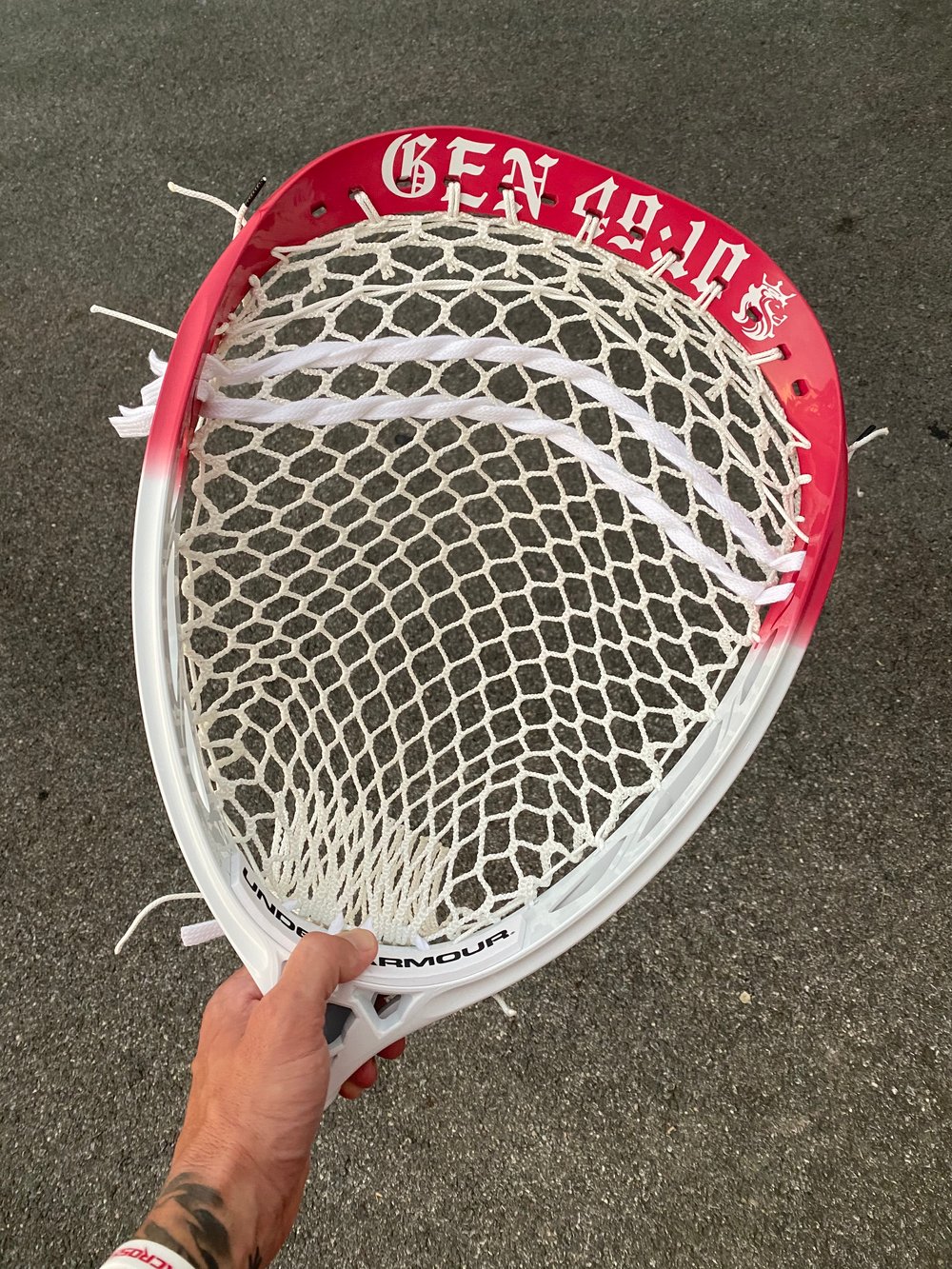 Women's Lacrosse Head Stringing