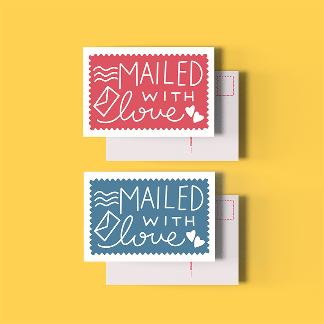 Mailed with Love Postcard Bundle Set