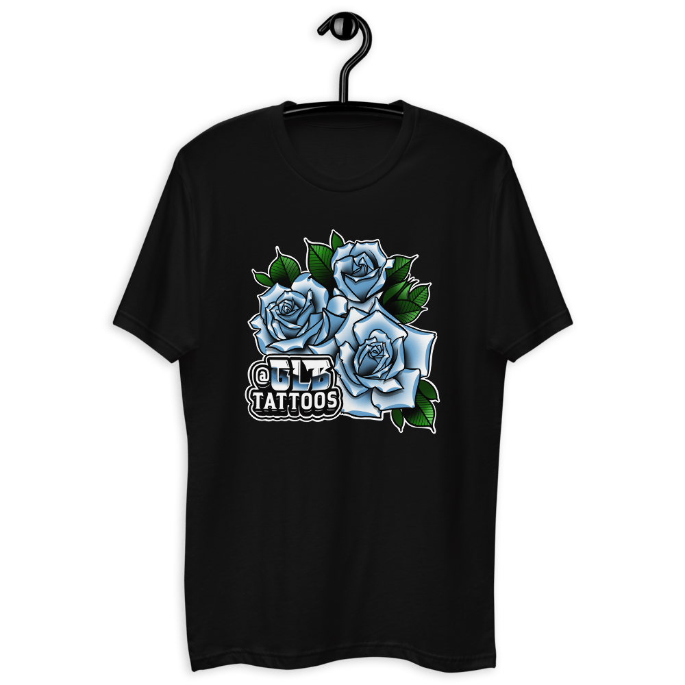 Blue Rose Tshirt GLBTATTOOS