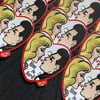 Kiss Me Hard!- Laminated Sticker
