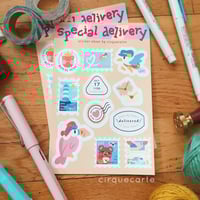 Image 1 of Original: Special Delivery Kiss-Cut Sticker Sheet