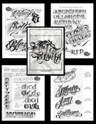 Image of LETTERS TO LIVE BY.(LETTERING REFERENCE GUIDE)VOL 1