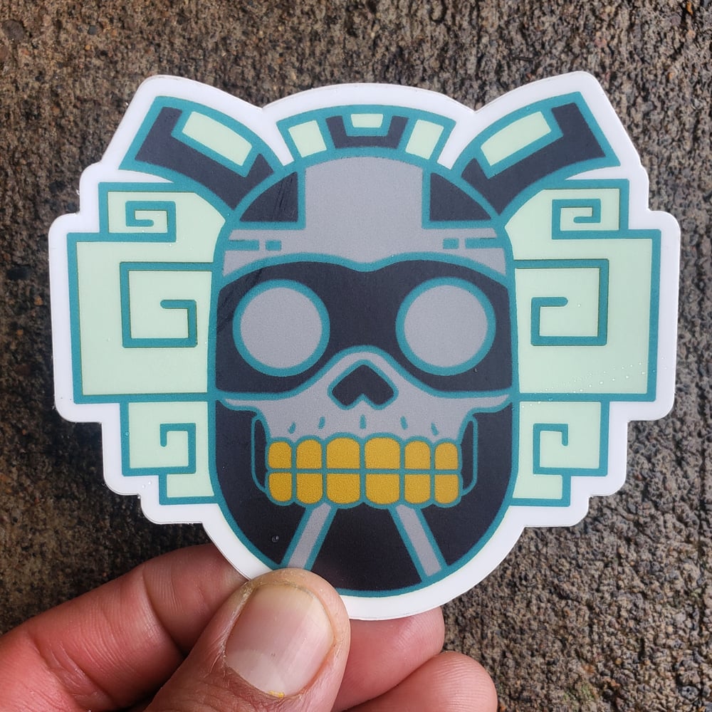 Image of Mictlantecuhtli sticker 