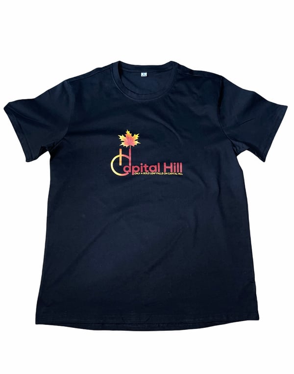 Image of Capital Hill Black original logo T-Shirt