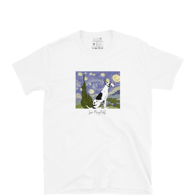 Great Dane | Harlequin Great Dane Van Gogh Starry Night