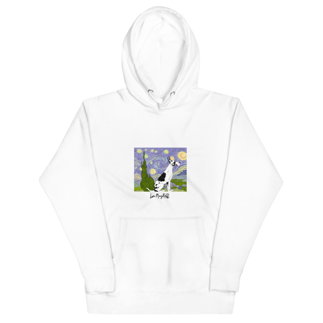 Great Dane | Harlequin Great Dane Van Gogh Starry Night