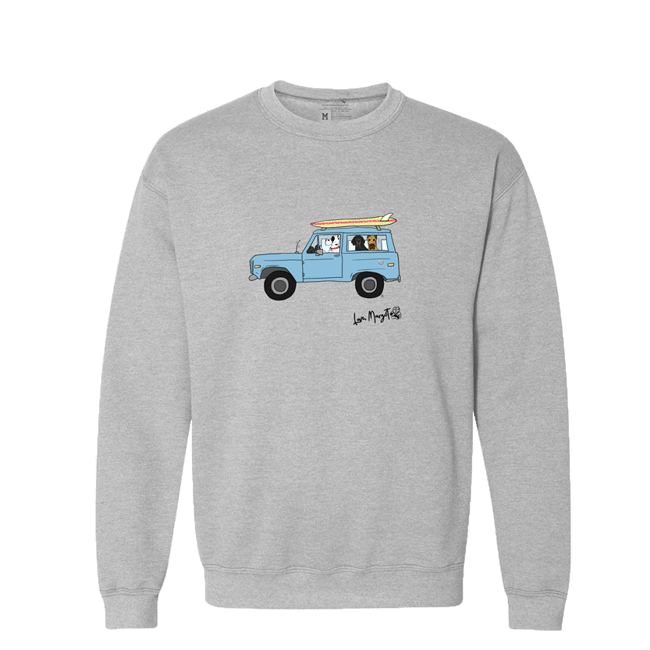 Great Dane Shirt  Surfers in a Classic Ford Bronco