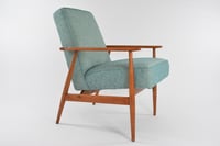 Image 1 of Fauteuil FOX émeraude chiné