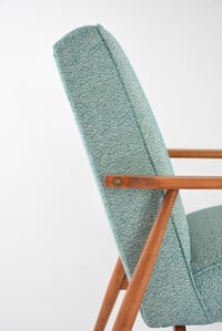 Image 3 of Fauteuil FOX émeraude chiné