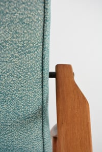 Image 5 of Fauteuil FOX émeraude chiné